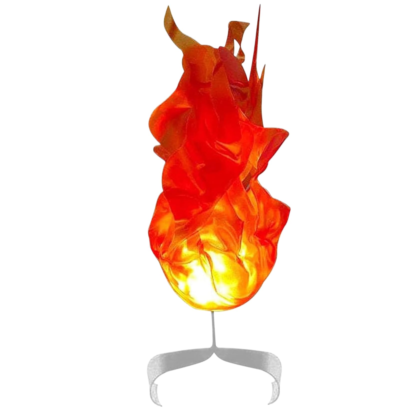 Sunaomni Red Fake Fire Halloween Realistic Illuminated Fireball Artificial Fake Fire Floating Props No Flame For Home Halloween Party Cosplay Playing Decorations Fire Prop Artificial Fire Flames Fireball Fake