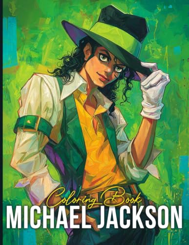 Coloring Book: Iconic Moments and Legendary Looks of MJ Coloring Pages to Color for Fans of the King of Pop