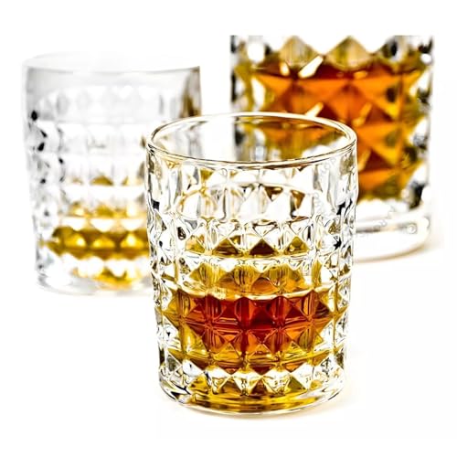Jogo com 6 Copos de Vidro para Whisky e Drinks 273ml