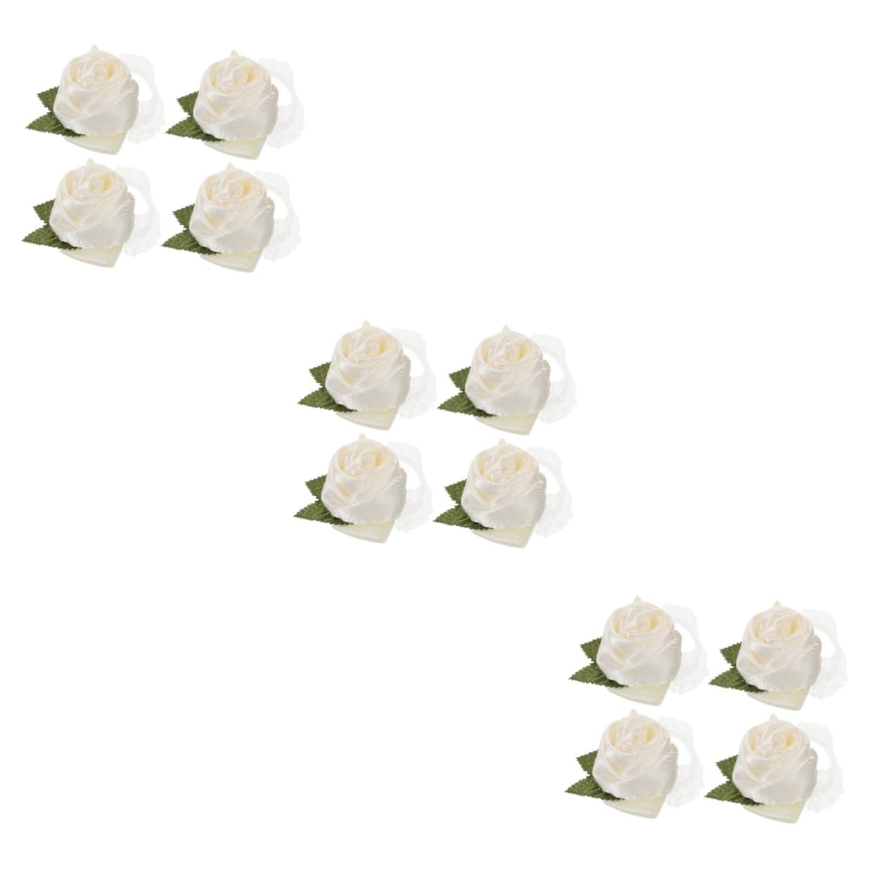 Homoyoyo Braccialetto Nuziale con Fiori Artificiali Braccialetti Floreali per Matrimoni Damigelle d'Onore Nastri per Bouquet da Sposa Nastri per Bouquet da Sposa