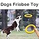 MMSGA Fitness-Ring für Hunde, Outdoor-Spiel Agility Trainingsgerät, Interaktiver Trainingsring für Kleine, Mittelgroße und Große Hunde (Gelb, 30CM)