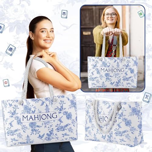 MAHJONG Tote Bag Set 24x13x4.7 Inch Estuche de Transporte miniatura 6
