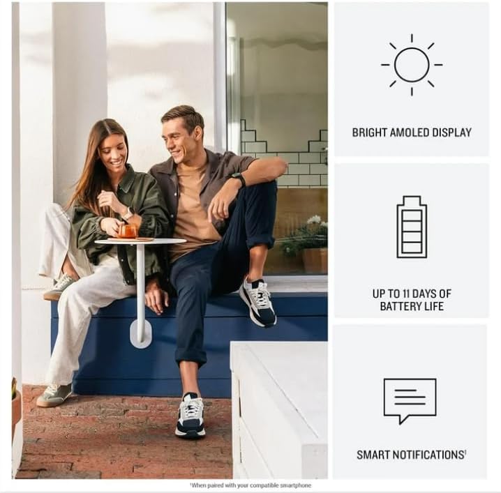 Miniatura 3 de Wearable4U Garmin Vivoactive 6 - Reloj inteligente de salud y fitness, AMOLED de 1.2 pulgadas, seguimiento deportivo GPS, hasta 11 días de batería,