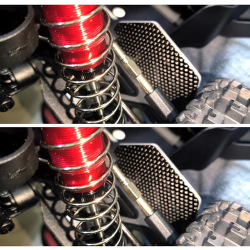 Image of Rear Mud Guards for Arrma 6S 1 /7 Mojave,RC Racing Cars Rear Splash Flaps | Parts Dirt Guards Dust,Stones Mud Protective Fenders Upgraded Replace-M-Carbon Fiber-A Style