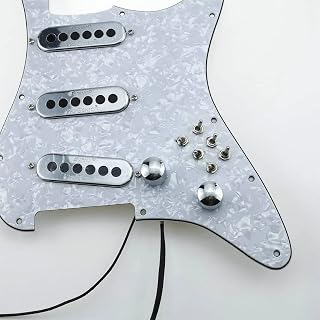 GaYouny Pickguard chargé tri-Sonic Beatrice (Color : A7) - Les Beatles, Paul McCartney, John Lennon, RIngo Starr, George Harrison GaYouny Pickguard chargé tri-Sonic Beatrice (Color : A7) – Image 3
