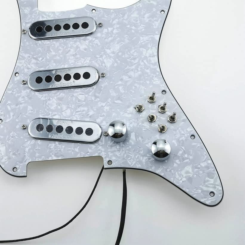 GaYouny Pickguard chargé tri-Sonic Beatrice (Color : A7) - Les Beatles, Paul McCartney, John Lennon, RIngo Starr, George Harrison GaYouny Pickguard chargé tri-Sonic Beatrice (Color : A7) – Image 4