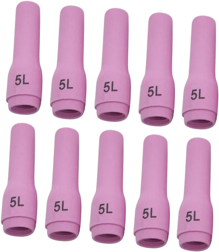 DOITOOL Professional Welding Tool 10 Pack 796f72 5l Ceramic Nozzles Arc Welding Parts Wp-9/20/25 Compatible Nozzle