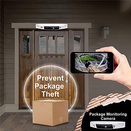 Panasonic Homehawk Outdoor Wireless Smart Home Security Camera, Wide Angle View, Color Night Vision, 2-Way Talk, Works With Alexa & Google Assistant, 1 Camera Kit (Kx-Hn7001W) #TOP1