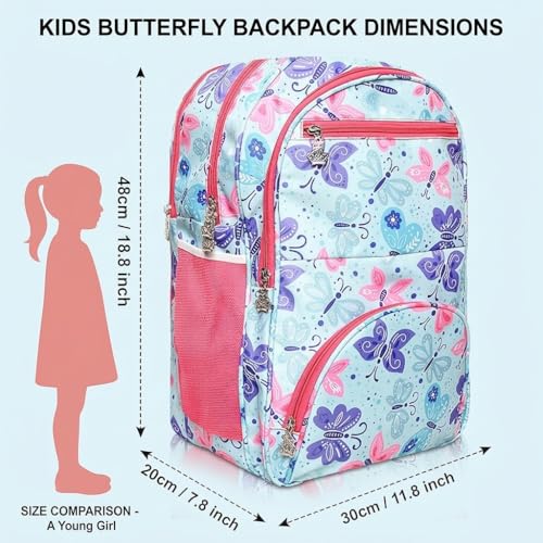 Image of Stylbase Kid School Backpack Bag for Girls and Boys | Ideal School Picnic Travel & Travelling Bag |17 Inches 4 Compartments, Water-Resistant Multipurpose for Kids