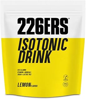 226ERS Isotonic Drink, Bebida Isotónica con Sales en Polvo, Limón 500g | hidratación isotónica, 17 g de hidratos de carbono, sin azúcar, repone sales 
