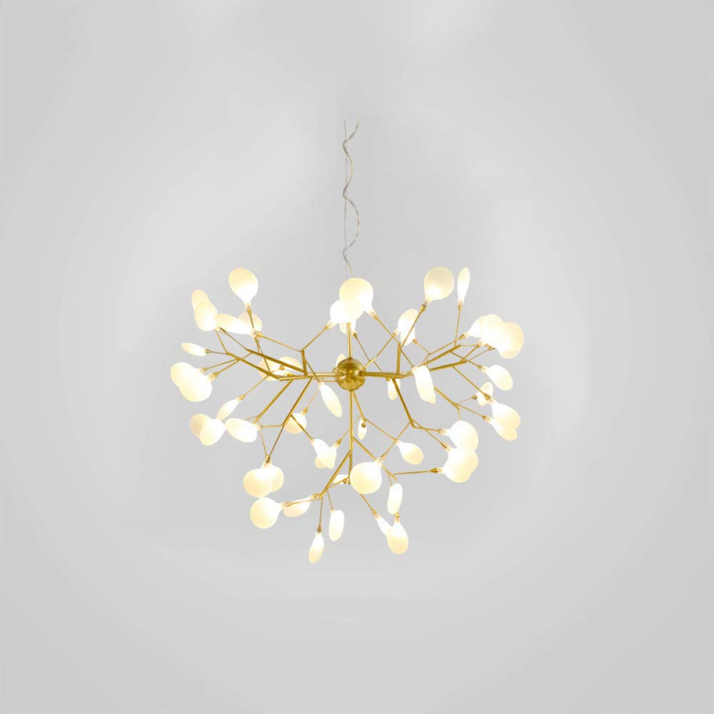 Nordic kreatywna lampa wisząca w kształcie świetlika, gałąź drzewa i liście lampa sufitowa do salonu sypialni