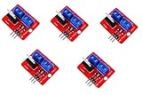 Por PWM ajustable puede realizar atenuación gradual LED, regulación de velocidad continua del motor