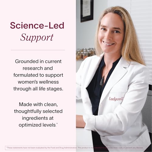 Ladywell Daily Hormone Balance Capsules | Natural Cycle Support for Women | Supports Mood, Bloating, Cramps, Skin Health & Cravings | with Chasteberry, B Vitamins, Ashwagandha, Saffron & More | 60 Ct - Image 6