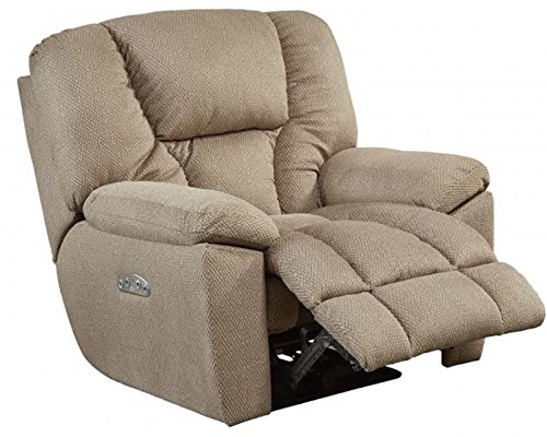 Catnapper Owens 764761-7 Power Full Lay Out Recliner Chair With Power Headrest And Lumbar Support - Doe #TOP2