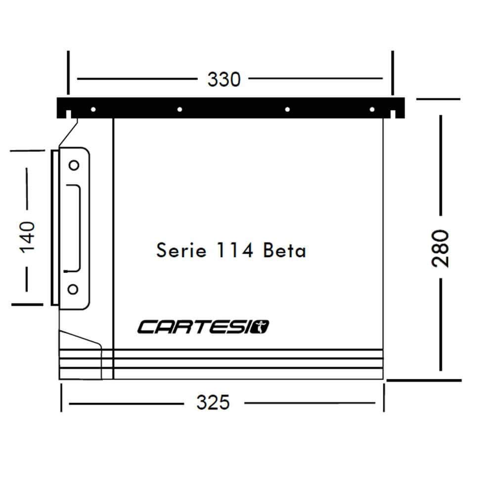 Cartesio Cartella sospesa e Accessorio Arancione