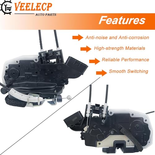 Image of Door Lock Actuator Compatible with 2011-2013 QX56, 2014-2015 QX80 Front Right Passenger Side