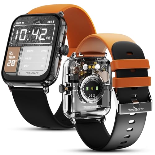 Fire-Boltt Ninja Phantom Smart Watch 1.83” Display, Transparent C...