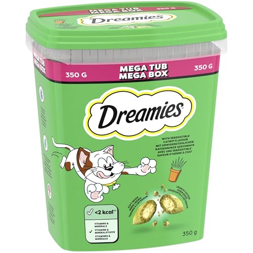 DREAMIES Cat Treats with Catnip Flavour 350g MegaTub Pack of 2 - Image 3