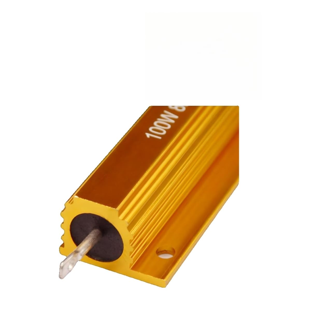 RXG24 wysokiej mocy serii odporność aluminium | Cechy: aluminium pozłacane (100W 98 x 48 x 26 mm 18 RJ)
