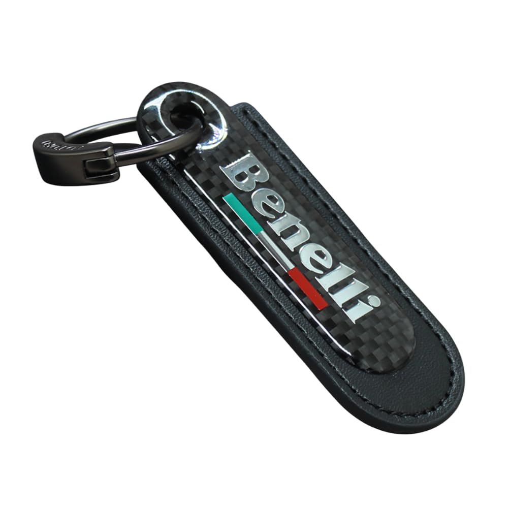 Porte-clés moto en cuir durable idéal pour les balades en Benelli