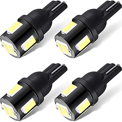 Honoson 906 LED Bulbs 5630 LED T10 Wedge Base Marine Boat Light Bulb Replacement Light Bulb All-round Mast Anchor Navigation Lights for Kayak Sailboat Pontoon Boat DC12V White(8 Pieces)