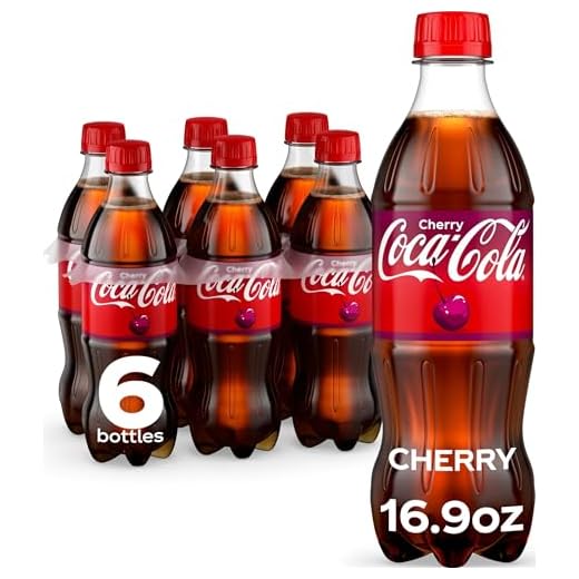 Coca-Cola Cherry Soda Soft Drink, 16.9 fl oz, 6 Pack