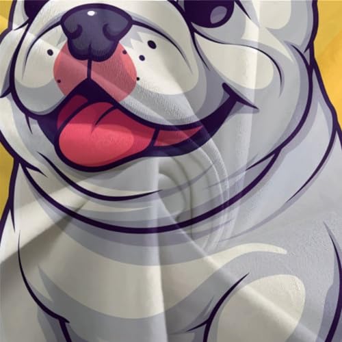 Housse de couette bouledogue 3D zippée pour refaire son lit simple en quelques secondes - 7