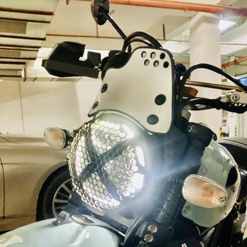 Déflecteur vent pare-brise de moto pour Scrambler Grey