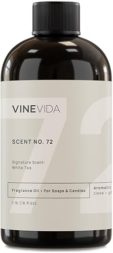 Miniatura 799 de VINEVIDA [4 onzas] Aceite de fragancia de madera de teca de caoba para fabricación de velas y fabricación de jabón, aromas de velas prémium para