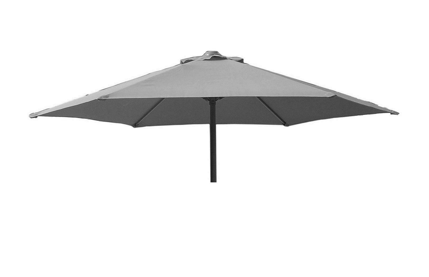 TFS Replacement Parasol Fabric Canopy for Standard, Cantilever & Balcony Parasols (2m 6arm, Grey)