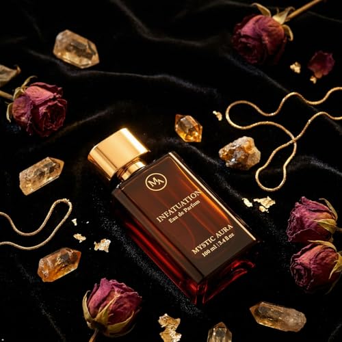 Image of MYSTIC AURA Infatuation Pour Femme | Eau de Parfum for Women | 100 ml | Floral Musky Fragrance | Long-Lasting Luxury Perfume | Premium Scent | Vegan & IFRA Compliant