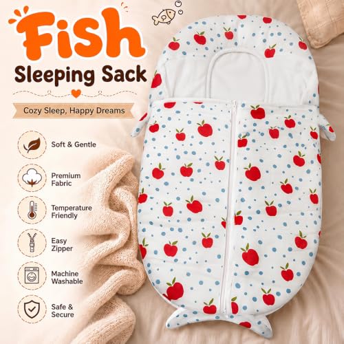 Image of StarAndDaisy Sleeping Sack for Baby| Soft Breathable Cotton Sleep Bag | Wearable Blanket with Zipper | Comfortable Sleep Sack for Boys & Girls | All-Season Baby Sleepwear.