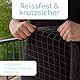 NEEZ Katzennetz für Balkon & Fenster ohne Bohren 3 x 8m - Schwarzes Robustes Katzenschutznetz inkl. Befestigungsset - Katzen Netz reißfest & wetterfest - Zuschneidbares Netz - Balkonschutz für Katzen