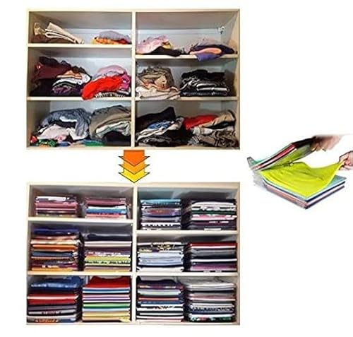 Organizador de Roupas Camisas e Camisetas tipo Arquivo com 10 camadas