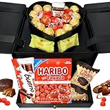 Schmuckkästchen Ferrero Premium Moments mit Über 35 Pralinen · Wiederverwendbare Pop-Up Geschenkbox mit Schokolade & Personalisierter Grußkarte
