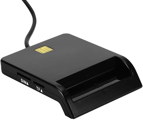 Miniatura 4 de Escritor elegante del lector de tarjetas de microprocesador del CAC de la identificación común del acceso común del USB del EMV SIM del estándar