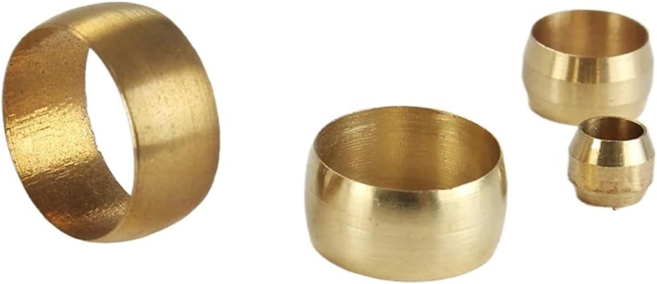 10pcs Brass Double Tapered 4 6 8 10mm OD Fittings Tube(Tube OD 8mm)