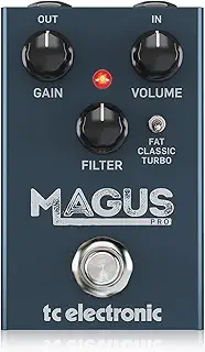 tc electronic アナログディストーションペダル チューブライクサウンド コンパクトサイズ 選択可能な"FAT""CLASSIC""TURBO"の3モード トゥルーバイパス MAGUS PRO Gray