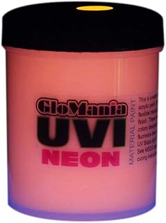 Orange Neon Daytime Invisible Paint 2oz, UV Reactive, Rave