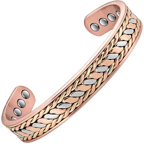Braided Copper Bracelets for Women or Men, for Arthritis Natural Relief for Joint Pain- Health Jewelry Gift Cover