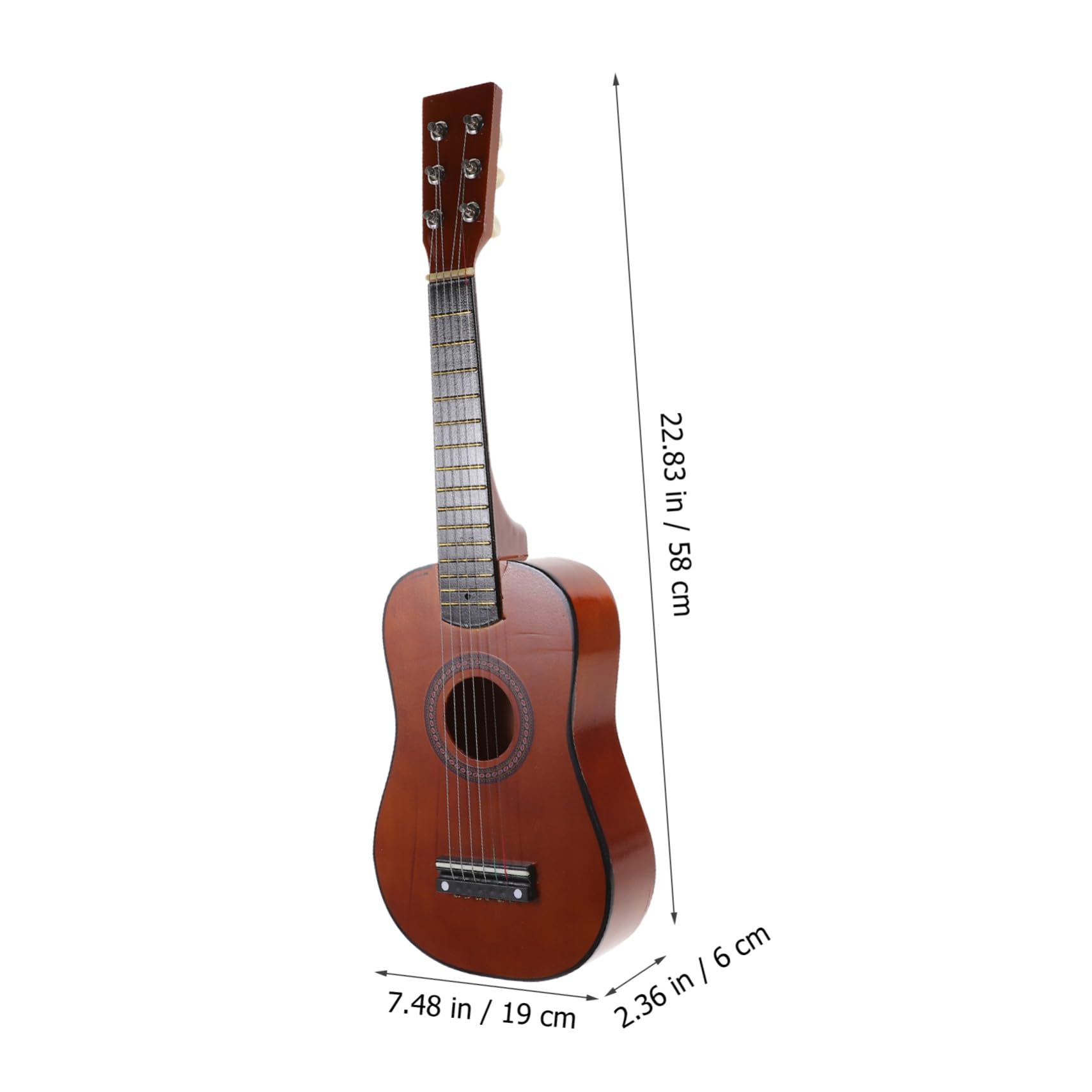 Guitarra de Madera 23 Pulgadas , Juguete Musical 1 Pieza