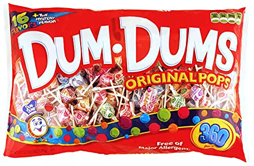 Dum Dums Pops 360 COUNT, 61 OZ BAG