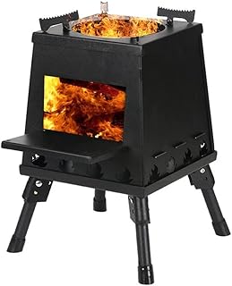 Wood Stove Camping Stove Portable Foldable Wood Burning Stove for Shelter Stove Alcohol Stove Heaters for Tents Wood Stove Stove