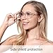MORK&SUKY Safety Glasses, Stylish Goggles With No Fog Lense,Perfect Alternatives To Regular Protective Eyewear For Health Care Workers. (Transparent)