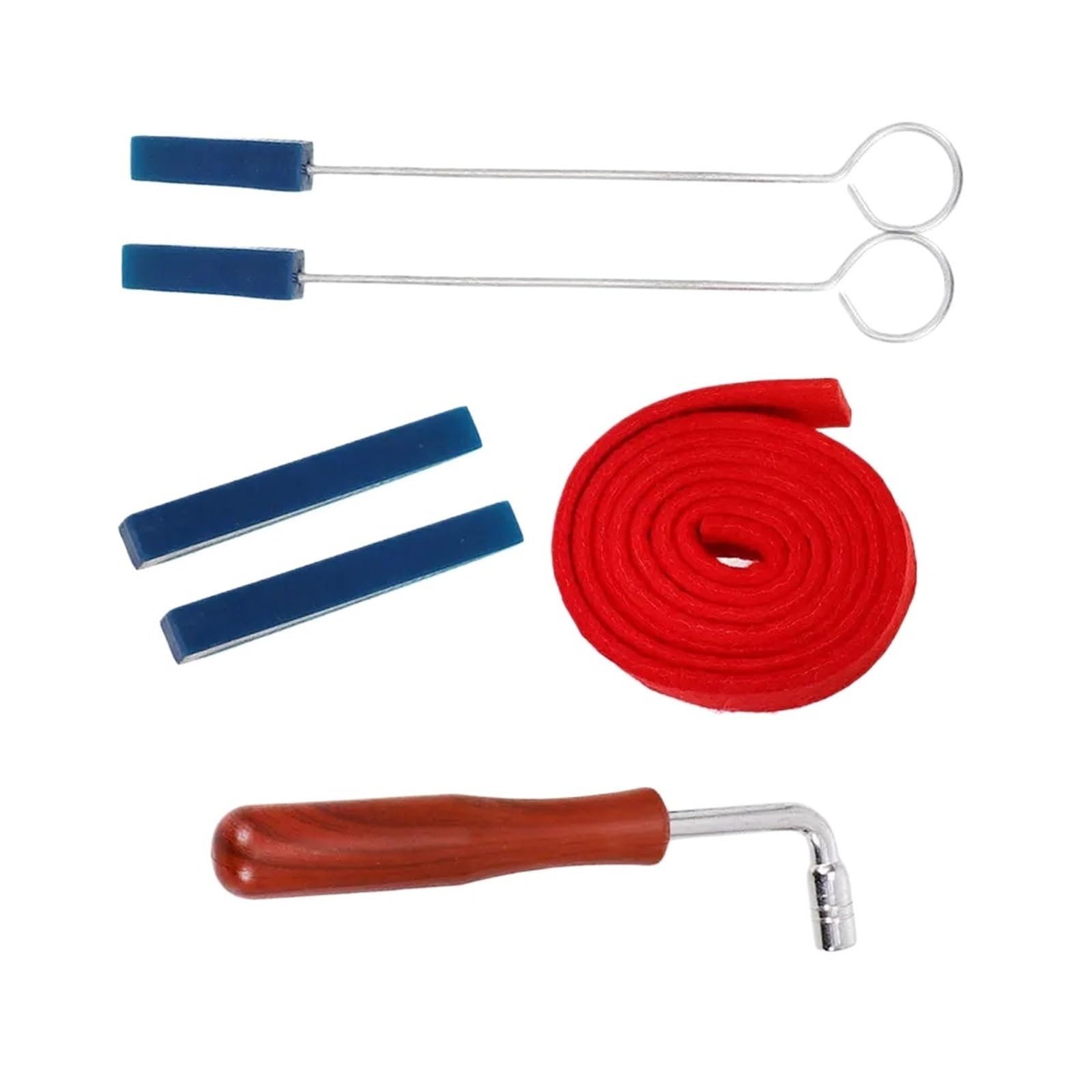6-teiliges Stimmhammer-Set for Klavier, Metallhebel
