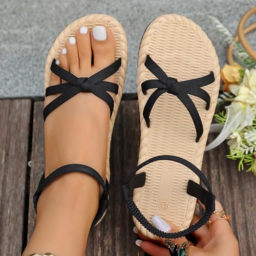 Nu-pieds femme plateforme compensée et pantoufles légères style running - 4