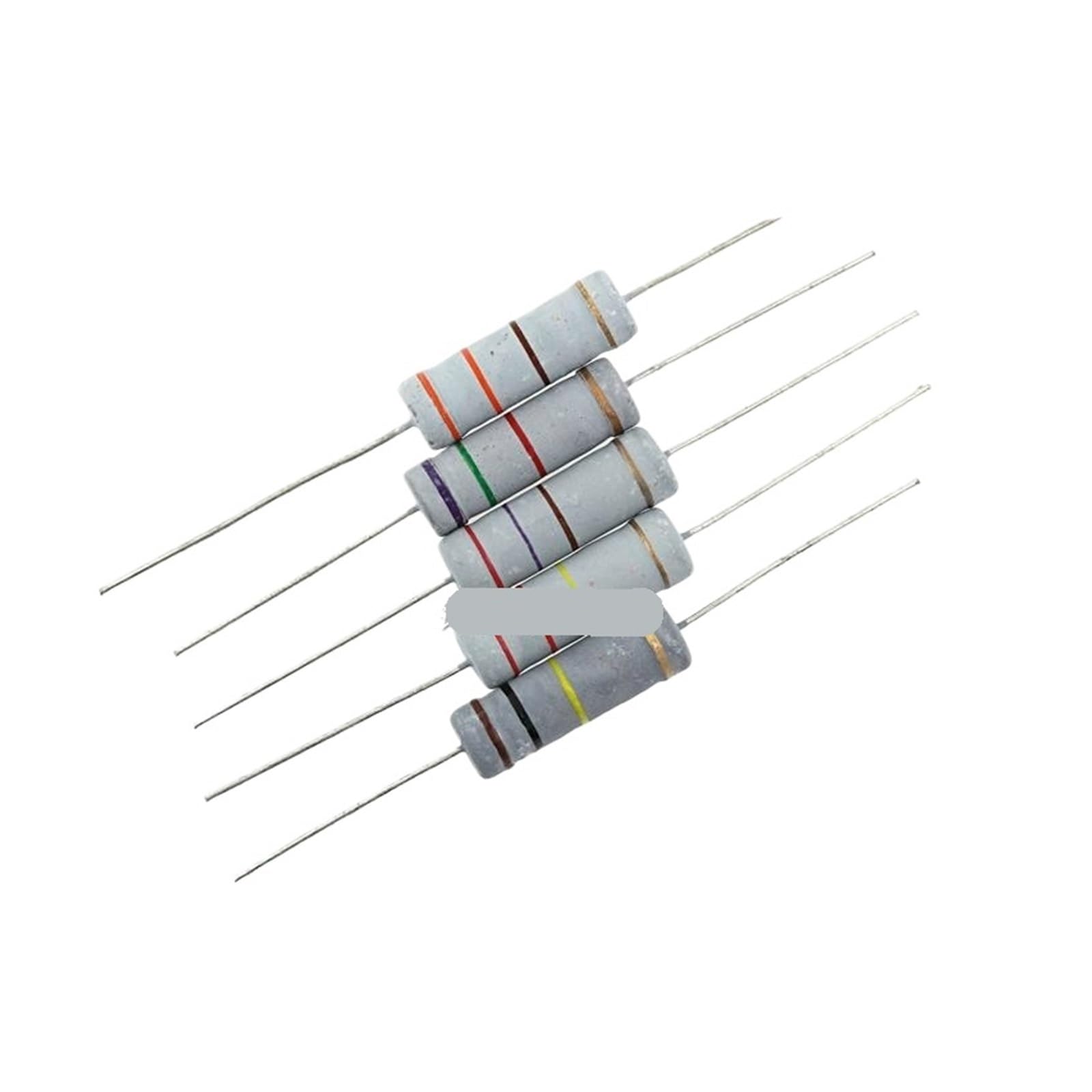 Résistance à film d'oxyde métallique 12K 5W en lot de 10 pièces