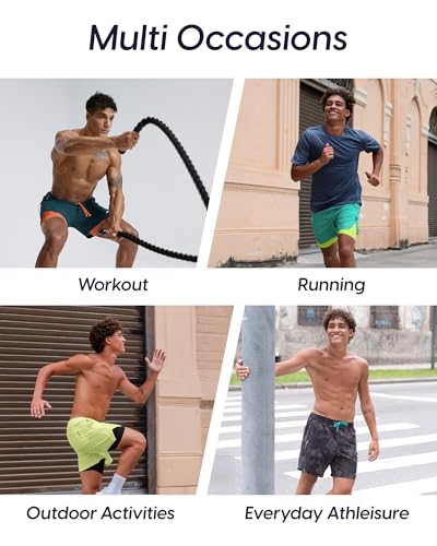 Image of maamgic Men's Athletic Running Shorts with Liner Ultra Lightweight Workout Shorts 5 inch / 7 inch