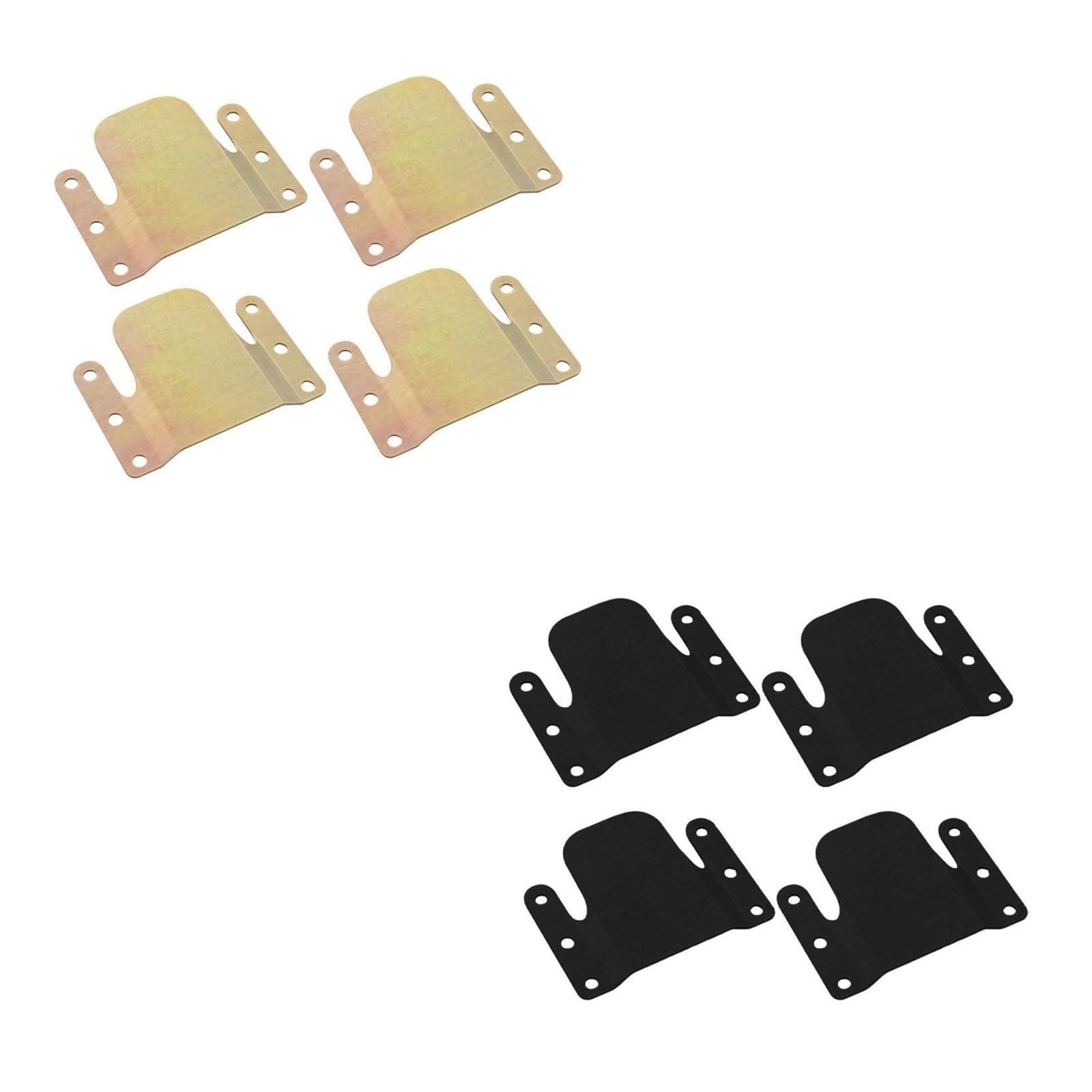 Couch connectors 16Pcs Pcs Sectional Couch Connector Accessories Reliable Multifunctional Premium with Included mounting Screws(Black)