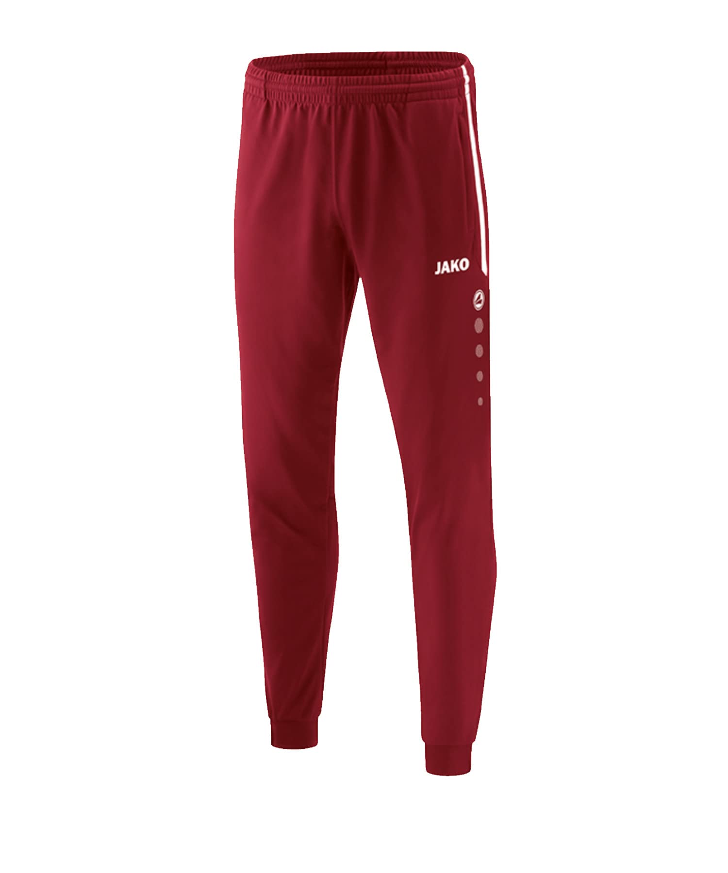 JAKO Men's Competition 2.0 Polyester Trousers, Wine red, XXL
